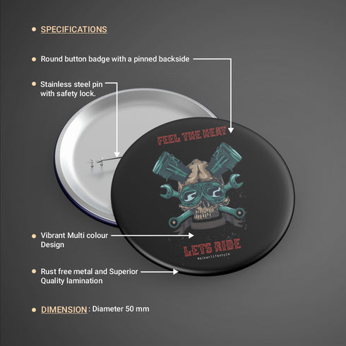 Feel The Heat Badge